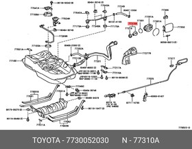 7730052030, Крышка бензобака TOYOTA 77300-52030 | купить в розницу и оптом