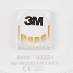 3M Aura 9332+, Aura™ 9300+ Series Disposable Respirator for General Purpose ...