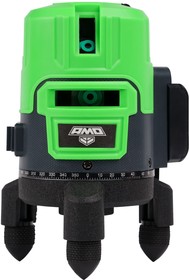 Фото 1/6 854835, Лазерный уровень AMO LN 2V Green с зеленым лучом
