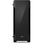 Корпус ATX Zalman S3 TG, Midi-Tower, без БП, черный [s3 tg black]