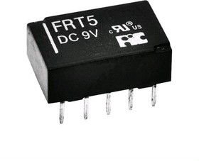 FRT5-DC24V, Реле электромагнитное, сигнальное, DPDT, 1A, Uобмотки 24В, 2880R