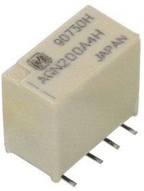 AGN200A4H, Signal Relay 4.5VDC 1A DPDT(10.6x7.4x10)mm SMD