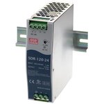 SDR-120-48, DIN Rail Power Supplies 120W 48V 2.5A ACTIVE PFC FUNCTION