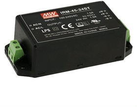 Фото 1/3 IRM-45-24ST, Switched-Mode Power Supply, Industrial, 45.6W, 24V, 1.9A