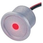 1241.3584, Pushbutton Switches PSE-NO RED HOUSING 19MM -2010