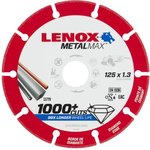 2030866, Aluminium Oxide Cutting Disc, 125mm x 1.3mm Thick, Fine Grade, P120 Grit