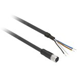 XZCP1169L5, Sensor Cables / Actuator Cables CONNECTOR CABLE M12 FEMALE