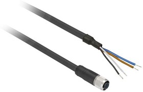 Фото 1/2 XZCP1164L2, Connection lead; M12; PIN: 5; straight; 2m; plug; 24VAC; 4A; -25?70°C