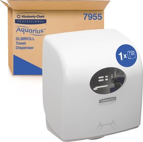 Фото 1/7 7955, ABS White Wall Mounting Paper Towel Dispenser, 297mm x 192mm x 324mm