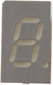 Фото 1/3 HDSP-A401, 7-сегментный светодиодный дисплей, Оранжевый, 20 мА, 2 В, 700 мккд, 1, 7.6 мм