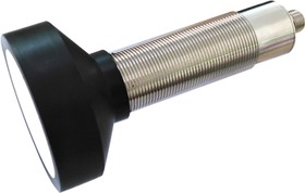 Ultrasonic Barrel-Style Proximity Sensor, M30 x 1.5, 6000 mm Detection, PNP Output, IP67