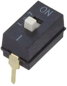 Фото 1/5 A6TN-1104, DIP Switches / SIP Switches Slide Type DIP (Wht) 1Pin, Raised Act.