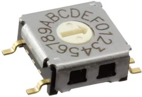 Фото 1/2 A6KS-164RF, DIP Switches / SIP Switches 16P 5x2 TERM SMT Top-actuated flat