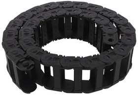 Фото 1/2 1400.050.038.0, 1400, e-chain Black Cable Chain - Flexible Slot, W63.5 mm x D28mm, L1m, 38 mm Min. Bend Radius, Igumid G