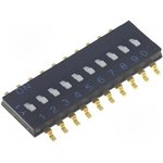 A6H-0101, DIP Switches / SIP Switches 1/2 Pitch 10 Positn