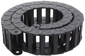 Фото 1/2 2600.10.125.0, 2600, e-chain Black Cable Chain - Flexible Slot, W116 mm x D50mm, L1m, 125 mm Min. Bend Radius, Igumid G