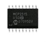 MCP2510-I/ST, CAN шина, контроллер, SPI, 3, 2, 3 В, 5.5 В, TSSOP