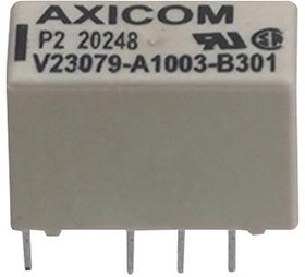 2-1393788-0, Signal Relay, 9 VDC, DPDT, 2 A, P2/ V23079, Through Hole, Non Latching