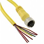 SC12-10M50, CIRC CBL 6POS PLUG TO WIRE 32.8'