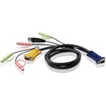 Кабель ATEN CABLE HD15M/USBM/SP/SP-SPHD15M, 1.8m