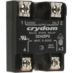 D2425PG, Sensata Crydom 1 Series Solid State Relay, 25 A Load, Panel Mount ...