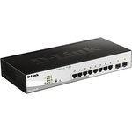 D-Link DGS-1210-10P/FL1A Управляемый L2 коммутатор с 8 портами 10/100/1000Base-T ...