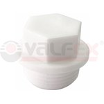 129-0733, Заглушка PP-R бел Дн25х3/4" НР PRO VALFEX 10163025-PRO