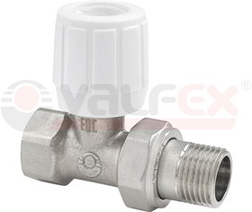 Клапан для радиаторов ручной прямой 1/2дюйм (компактный) (135/9) К VALFEX VF.08.R.04