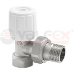 Клапан для радиаторов ручной угловой 3/4дюйм (компактный) (72/6) К VALFEX VF.07.R.05