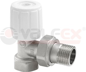 Клапан для радиаторов ручной угловой 3/4дюйм (компактный) (72/6) К VALFEX VF.07.R.05