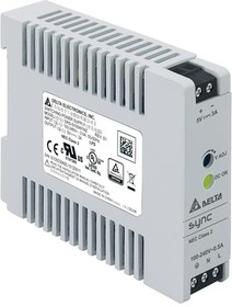 Фото 1/3 DRS-5V30W1NZ, DIN Rail Power Supplies 5V 15W NEC Class 2 DIN Rail Pwr Supply