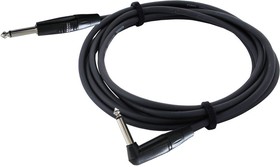 Cordial CII 3 PR инструментальный кабель, угловой моно-джек 6,3 мм/моно-джек 6,3 мм, 3,0 м, черный