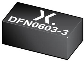 Фото 1/3 PESD5V0C2BDFZ, Защитное устройство от ЭСР, 5.4 В, DFN0603, 3 вывод(-ов), 5 В, PESD5