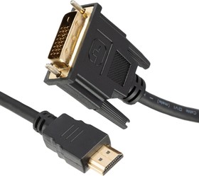 Фото 1/3 Кабель ProMega DVI-HDMI 1.4 M/M, 1.8м, чер (OAVDC004)