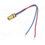 DG650-1-3-7X14, Module: laser; 1mW; red; dot; 650nm; 2.7?3.3VDC; 10?30mA