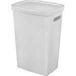 Корзина для белья "VELVET", 453663 см., 60л. светло-серый флэк 433246338