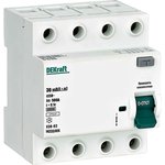 Differential Current Switch 4P 25A 30mA type AC 6kA RCD-03 14233DEK
