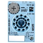 CT3-A30 / L, Switch OFF Delay Single Timer Relay, 11-Pin Connector, 0.2 a 30 min, 0.2 a 30 s, 20 a 65 V