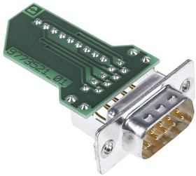 1688379, Conn D-Subminiature Module M 9 POS RA