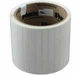 C025X025YJT, Thermal transfer component label, 0.25" W x 0.25" H, polyester ...