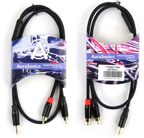 AuraSonics J35Y2RCA-1 Y-кабель jack 3.5 -  2 x RCA, 1м
