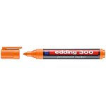 Маркер пермаментный, округлый наконечник, 1.5-3 мм, оранжевый E-300#6