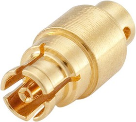 Фото 1/3 186729, jack Cable Mount SMP Connector, 50Ω, Crimp Termination, Straight Body