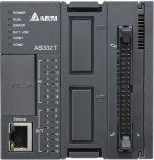 Фото 1/2 Программируемый логический контроллер AS332P-A, 16DI, 16TO(PNP), 24VDC, 128K шагов, 2xRS485, USB, microSD, CANopen, Ethernet