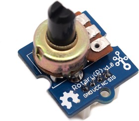 Фото 1/7 Grove - Rotary Angle Sensor(P), Датчик угла поворота/потенциометр 10кОм для Arduino проектов