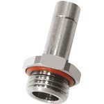 3821 06 10, LF3800 Series Straight Threaded Adaptor, R 1/8 Male to Push In 6 mm ...