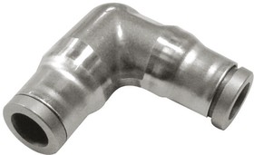 3802 08 00, LF3800 Series Elbow Tube-toTube Adaptor, Push In 8 mm to Push In 8 mm, Tube-to-Tube Connection Style