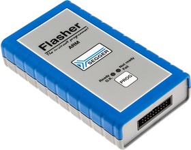 Фото 1/7 5.07.01 FLASHER ARM, Программатор Flash, для микроконтроллеров ARM и Cortex, блок питания для США, Ethernet интерфейс