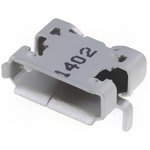 MCR-AB1-S-RA-SMT-CS1-TR, Гнездо, USB AB micro, SMT, горизонтальный, USB 2.0, позолота