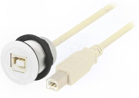 Фото 1/5 09454521910, USB 2.0 Cable, Female USB B to Male USB B USB Extension Cable, 500mm